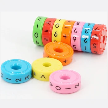 1 шт. Красочный арифметический магический куб плюс игрушка для вычитания, умножения и деления, пластиковый расчетный счетчик, подарок для вечеринки для детей