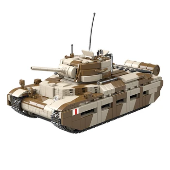 2023 Вторая Мировая Война WW2 Пехотный Танк Matilda II A12 Армейские Военные Солдаты Основная Боевая Модель Танка Строительные Блоки Кирпичи Детская Игрушка