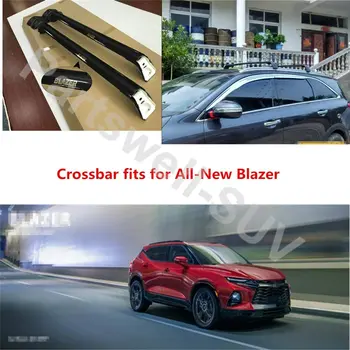 2шт Запирающийся багажник на крыше Поперечины Перекладина Багажника Багажник Алюминиевый Подходит для Chevrolet Chevy Blazer 2019 2020