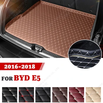 3D Окружающий дизайн Водонепроницаемый коврик в багажник автомобиля для BYD E5 2016 2017 2018 Пользовательские автомобильные аксессуары Украшение интерьера авто