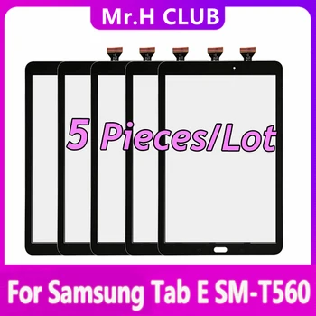 5 ШТ. Сенсорный Экран Для Samsung Galaxy Tab E 9.6 SM-T560 SM-T561 T560 T561 Сенсорный Экран Дигитайзер Сенсорная Панель Планшета Ремонт Стекла