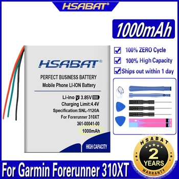 HSABAT 361-00041-00 Аккумулятор емкостью 1000 мАч для Garmin Forerunner 310XT GPS Бег спортивные часы с сердечным ритмом ремонт Батарей