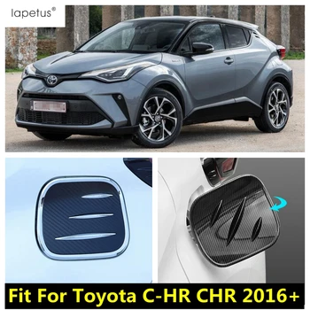 LHD Автомобильное Масло Крышка Топливного Бака Декоративная Накладка Для Toyota C-HR CHR 2016-2021 ABS Хром/Углеродное Волокно Внешние Аксессуары