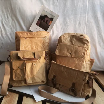 PUBGS 2021, Унисекс, Новый рюкзак из крафт-бумаги, высококачественные школьные винтажные женские сумки через плечо, водонепроницаемые