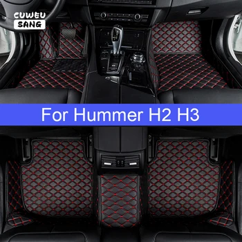 Автомобильные коврики CUWEUSANG на заказ для Hummer H2 H3 Foot Coche Accessories, ковры