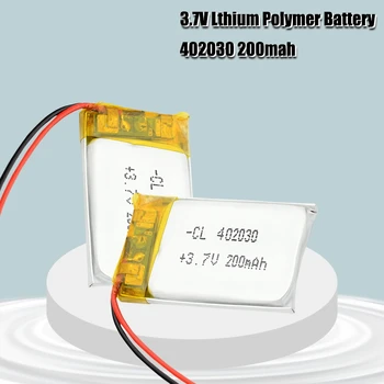 Аккумуляторная Батарея Paotozm 402030 3,7 в 200 мАч литий-ионные Элементы Lipo Литий-Полимерный Li-Po для Bluetooth GPS MP3 MP4 Рекордера