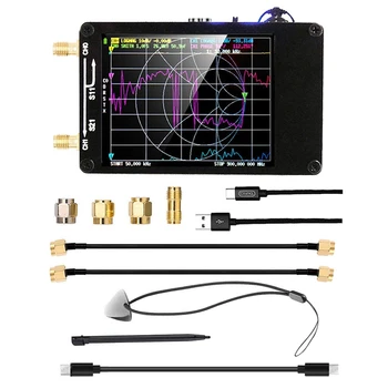 Векторный Анализатор Сетевой Антенны Vector Nanovna-H 10 кГц-1,5 ГГц MF HF VHF UHF Со Слотом для SD-карты Spectrum Tester 5V 120MA