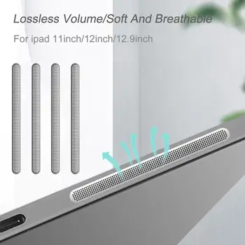 Для iPad Pro 2021 12,9 11 12 дюймов Универсальная Металлическая Пылезащитная Сетка Динамики Наклейка От пыли Наушник Защитная Пленка Планшеты Аксессуар
