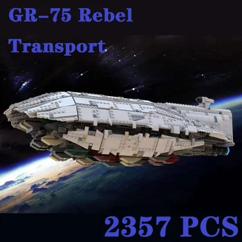 Космический Корабль MOC Imperial Warship GR-75 Rebel Транспортный Самолет Строительные Блоки Кирпичи DIY Игрушка для Мальчиков Подарки на День Рождения Детские Игрушки