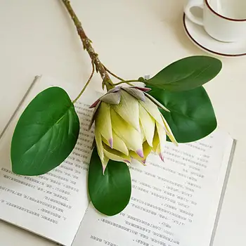 Креативный искусственный цветок Красивая имитация цветка Простой в уходе декор Имитация императорской орхидеи Растение