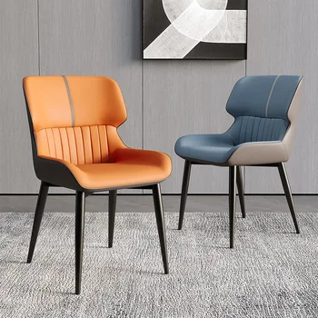 Легкий Роскошный обеденный стул в скандинавском стиле, современное минималистичное кресло, мебель для домашнего ресторана, скандинавский табурет Muebles