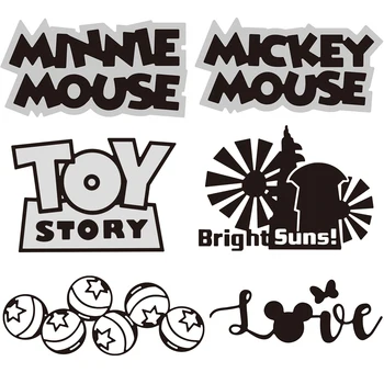Микки и Минни Love Toy Story Слова Режущие Штампы Disney LUXO BALL Border Diecuts для DIY Скрапбукинга Бумажные Открытки Ремесла Новый 2023
