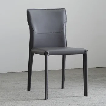 Обеденные стулья для гостиной в скандинавском стиле Передвижной расслабляющий Индивидуальный обеденный стул Дизайнерский шезлонг Мебель для дома ZY50CY