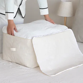 Переносная сумка для стеганого одеяла Сумка для хранения стеганого одеяла для перемещения Водонепроницаемая сумка для организации одежды Органайзер для домашнего декора
