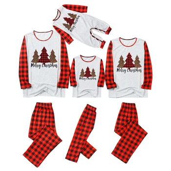 Семейные Рождественские Пижамы YAGIMI Комплект одежды Семейные Рождественские Пижамы для взрослых и детей, Детские Ползунки, пижамы, Подходящая одежда для семейного образа