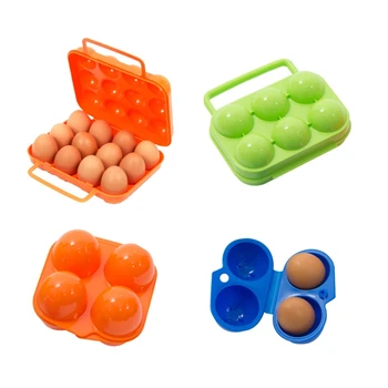 Сетчатый ящик для хранения яиц, Портативный Пластиковый контейнер для яиц, органайзер для яиц для путешествий, кемпинга, пикника, яиц для складывания в ЧЕХОЛ