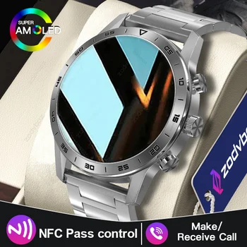 Смарт-часы Мужские 1,45-Дюймовый HD Большой AMOLED-Дисплей Hi-Fi Голосовой Вызов GPS-Часы IP68 Водонепроницаемые Смарт-Часы ECG Для Xiaomi 2023