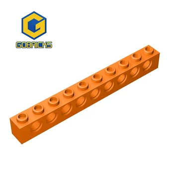 Совместимые с Gobricks частицы 2730 1x10 для сборки деталей из строительных блоков, развивающие классические брендовые подарочные игрушки с длинным пучком