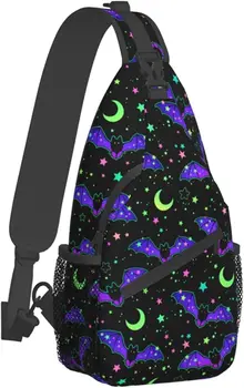 Сумка-слинг Bat, женский мужской рюкзак, сумка через плечо, дорожный поход, повседневный спортивный рюкзак для бегунов, водонепроницаемый