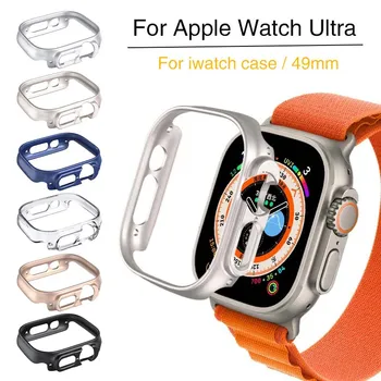 Тонкий жесткий чехол для Apple Watch 49 мм с полым покрытием, защитный чехол, аксессуары для iwatch Ultra