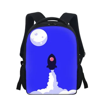 Школьные сумки с принтом мультяшного корабля для мальчиков и девочек, детский рюкзак в стиле колледжа, унисекс, сумка для книг, высококачественный студенческий рюкзак