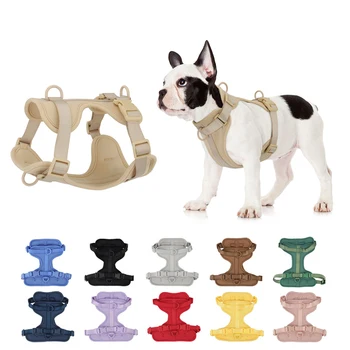 Шлейка для собак из ПВХ, модный нагрудный ремень для домашних животных, для маленьких и средних собак